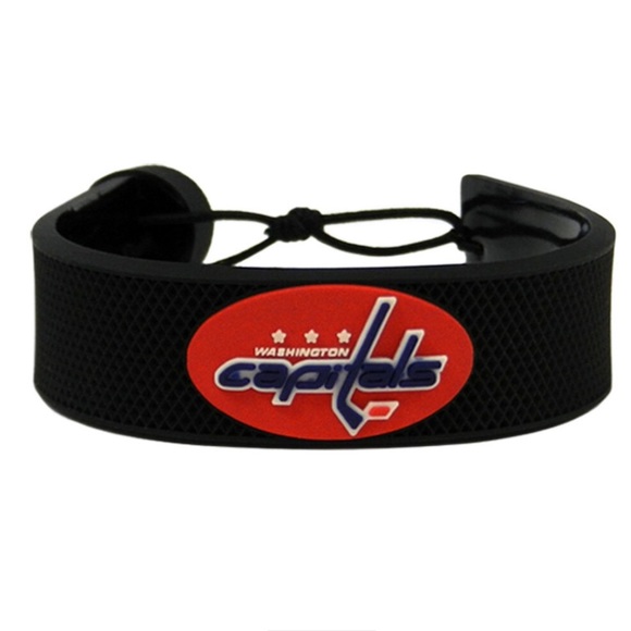 NWT WASHINGTON CAPITALS NHL HOCKEY PUCK BRACELET NWT - Picture 1 of 11